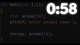 Coding in C until my program is wrong..