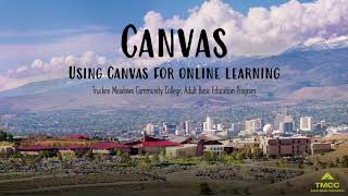 Accessing Canvas For Online Learning