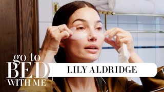 Top Model Lily Aldridge's Nighttime Skincare Routine | Go To Bed With Me | Harper's BAZAAR