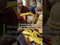 dalai lama presented with buddha relics