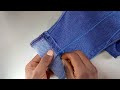 ✅ Shortening your jeans without cuttingshorten a jeans by using hand needle.(14)