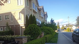 ভ্যানকুভার,কানাডার বাড়ি গুলো দেখতে কেমন🇨🇦?  How  Canadian Houses  Look Like. Spring Street Walki