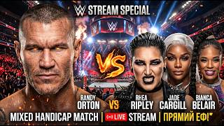 Randy Orton vs Rhipley, Belair & Cargill💔Saturday Prime | WWE 2K25 #verticallive #wwe2k25 #shorts