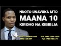 NDOTO UNAVUKA MTO MAANA 10 KIROHO NA KIBIBLIA