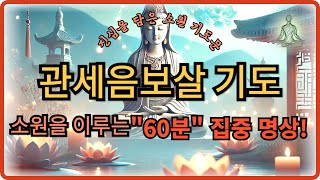 🧘🏽‍♂️ 관세음보살을 향한 진심 소원기도 60분, 🙏🏾