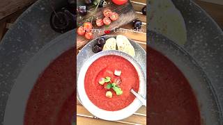 Cherry Gazpacho #soup #gazpacho #summerfood #recipe