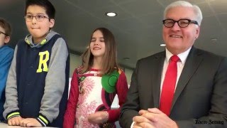 Steinmeier zu Gast bei der RZ: Schüler fragen