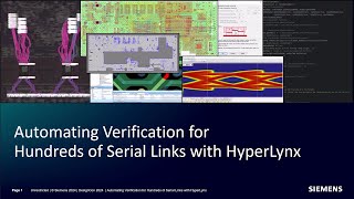 Automating verification for hundreds of serial links with HyperLynx