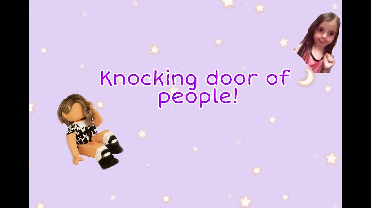 *Knocking Peoples Door In Bloxburg :D* - YouTube