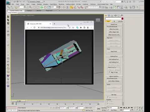 3ds Max Mesh Pivot Realignment (3d Ripper DX, Ninja Ripper, RenderDoc ...