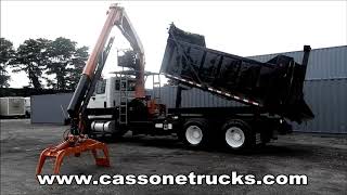 2010 International 7600 Rotating Dump and Palfinger Knuckleboom Truck #212890