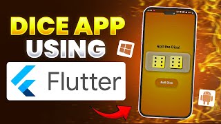 Dice Rolling App Using Flutter | Flutter Tutorial For Beginners in Hindi