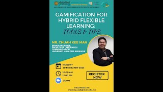 CPD TRAINING: GAMIFICATION FOR HYBRID FLEXIBLE LEARNING: TOOLS & TIPS