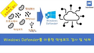 Windows Defender를 이용한 악성코드 검사 및 삭제(무료, 랜섬웨어 예방, 오프라인 검사)