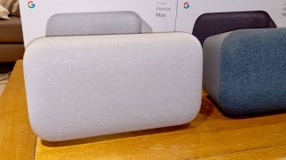 Google Home Max unboxing 2020