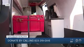 Steve's Ride for the Red Cross - A look inside a Red Cross Emergency Response vehicle