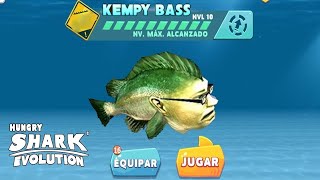 Hungry Shark Evolution NEW KEMPY BASS UNLOCKED All 24 Sharks Unlocked Hack Gems Coins Mod