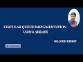 Circular Queue Using Array in C | Data Structures and Algorithms