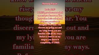 Morning Prayer #Christian #religion #lordsprayer #lordprayer #God #Jesus #amen #faith #affirmations