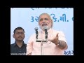 shri narendra modi dedicates 32 km. narmada pipeline from navada to botad