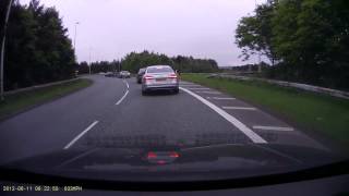 This Idiot almost hits a cyclist : Bad Drivers North East