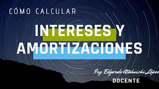 ✅ Cálculo de intereses y amortización de un préstamo