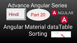 Angular Material data Table Sorting | shorting in angular 12 data table | sorting in Angular table