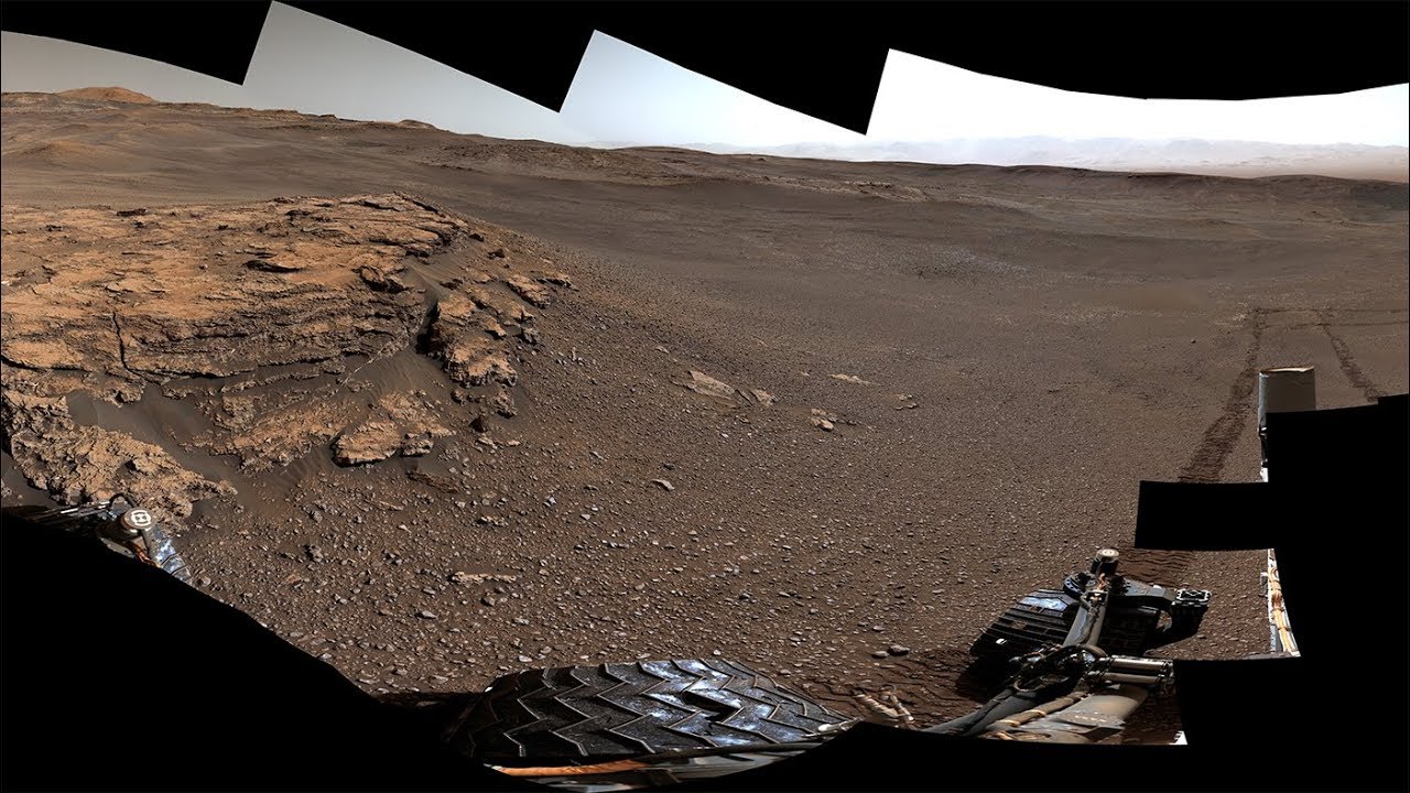 NASA's Curiosity Mars Rover Explores Teal Ridge (360 View) - YouTube