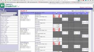 Progress Book - Enter Report Cards