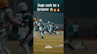 Sack and celly🔥🔥. #football #highschoolfootball #college #collegefootball #nfl #sports #music