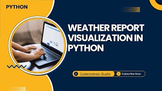 Weather Report Visualization in Python | Line Plot Using CSV | CBSE IP / CS #coding #python