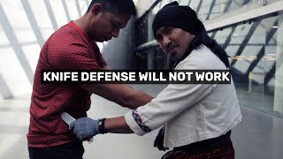 Knife Defense Won't Work Against A Skilled Attacker