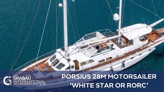 [OFF MARKET] PORSIUS 28M 'White Star of RORC' | Sailing Yacht for sale with Grabau International