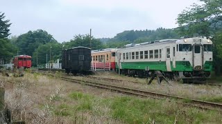 小湊鐵道の新しい風景・キハ40とキハ40の交換