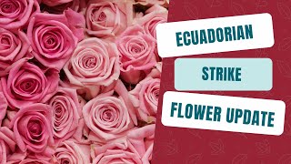 Ecuadorian Strike Impacting the Flower Industry….Update