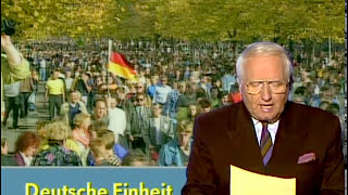 32 Jahre Deutsche Einheit - Tagesschau vom Mittwoch den 03.10.1990