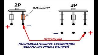 Параллельное и последовательное соединение аккумуляторных батарей ВЛ80