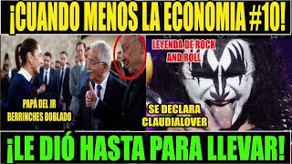 EN VIVO¡ FAMOSO ROCKERO SE RINDE A CLAUDIA SHEINBAUM/ CUANDO MENOS ECONOMIA 10 DEL MUNDO