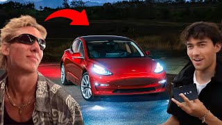 We Gave Him A TESLA (And Then Took It Back...)