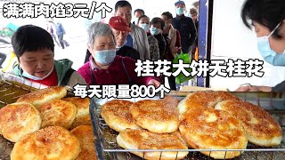 湖北夫妻做绿色小吃39年，个大肉多只卖3元，限量800只出锅就抢光【好食勇哥】