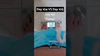 Day 105 📈🤬 down 42.2lbs carnivore diet weight loss benefits (Dad’s keto transformation) #shorts