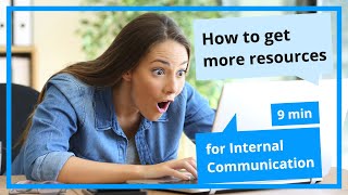 How to Get More Resources for Internal Communication - Masterclass