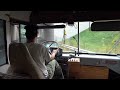 1959 gm 4104 bus. driving shifting