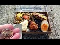 500 Yen Meal in Japan - Fish, Chicken, Salad & Rice Bento