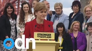 Nicola Sturgeon 'bursting with pride' as she introduces new SNP MPs