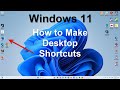 How to Make Desktop Shortcuts Windows 11 - Super Easy