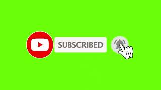 YouTube Animated Green Screen Subscribe Button + Copyright Free | CFM Official.