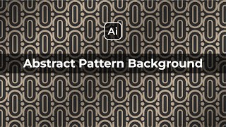 How to Make Abstract Pattern Background - Adobe Illustrator Tutorials