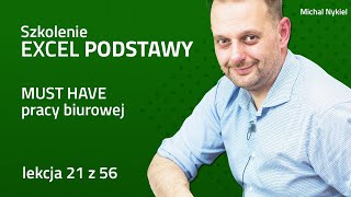 Excel Podstawy   Lekcja 21  Drukowanie - obszar wydruku | Michał Nykiel