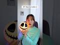 DIY Spooky Lamp 💡 Easy Halloween Craft with Balloon and Paper #diy #halloween #craft #homedecor